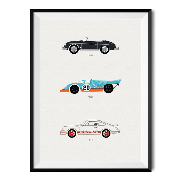 Affiche Thoroughbred Drive - Rear View Prints