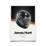 Affiche James Hunt - Casque - 1976 - Automobilist