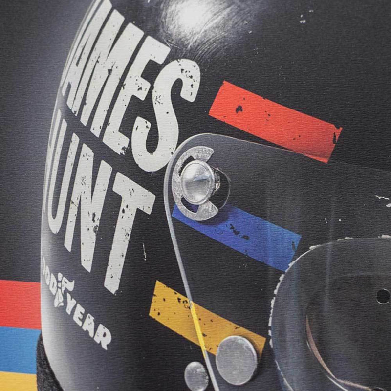 Affiche James Hunt - Casque - 1976 - Automobilist - détails